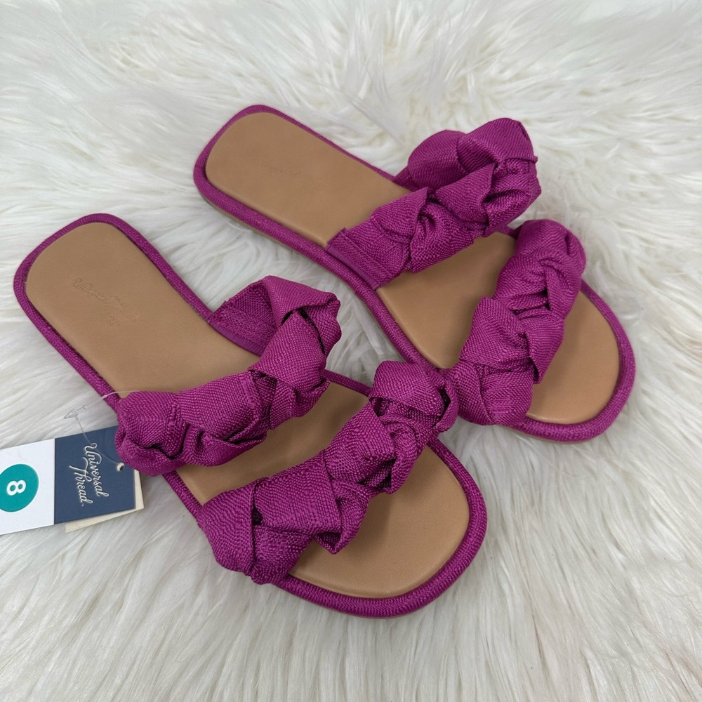 Universal Thread Meg purple Slides Sandals